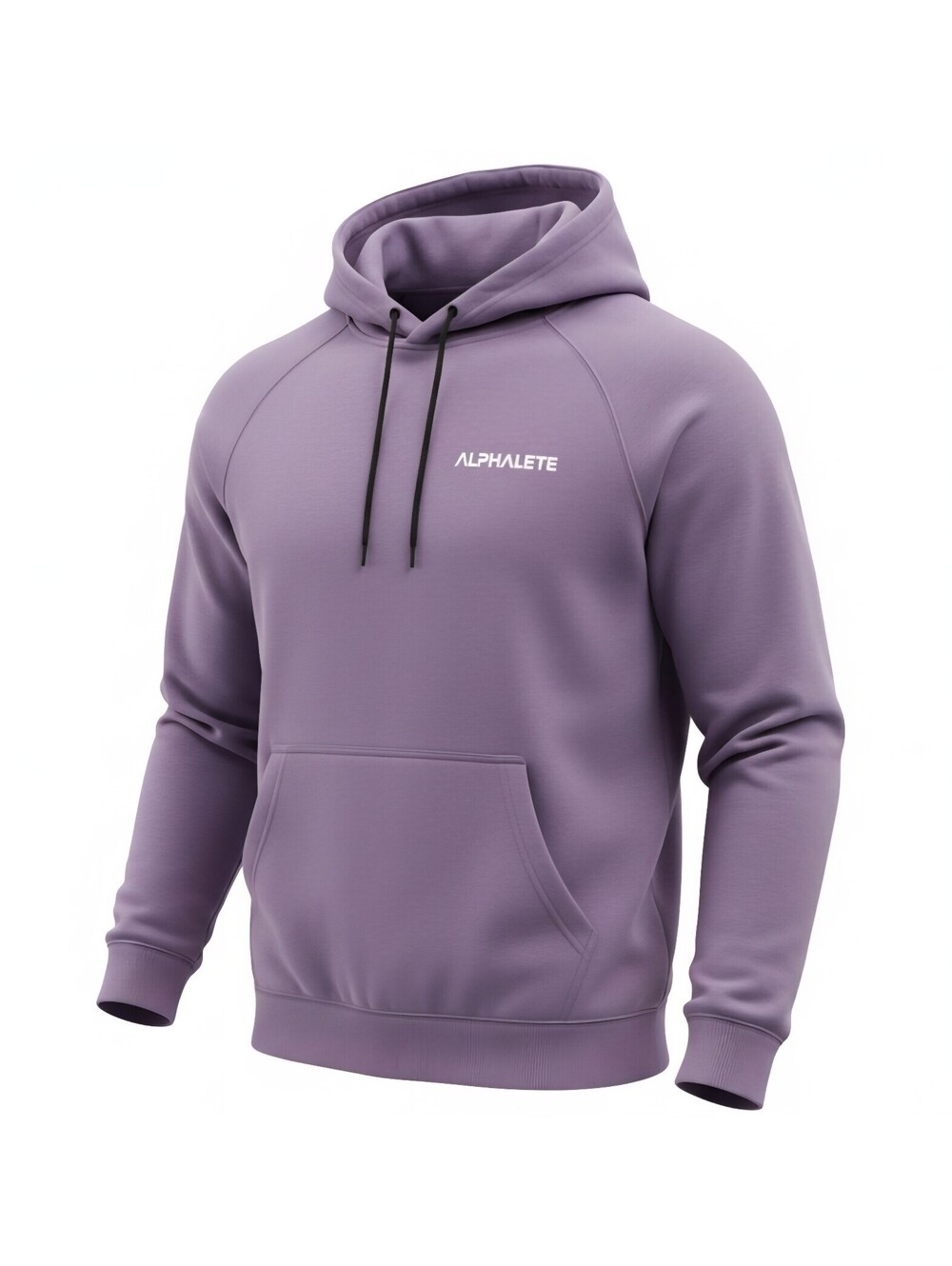 Alphalete Athletics Mens Medium Hoodie Lavender Purple Fleece Sweatshirt Size M